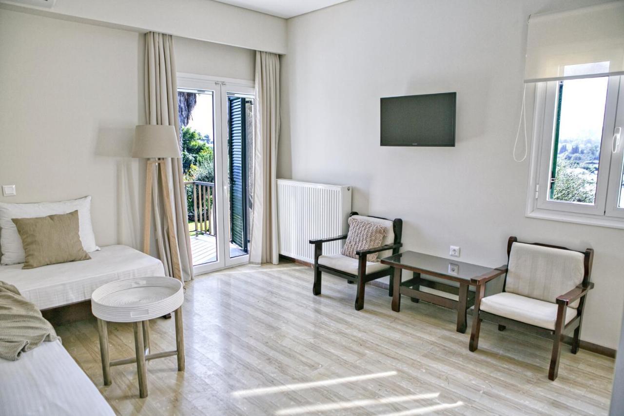 Villa Eftichia Hotel Apartments & Studios Kontokali Exterior foto